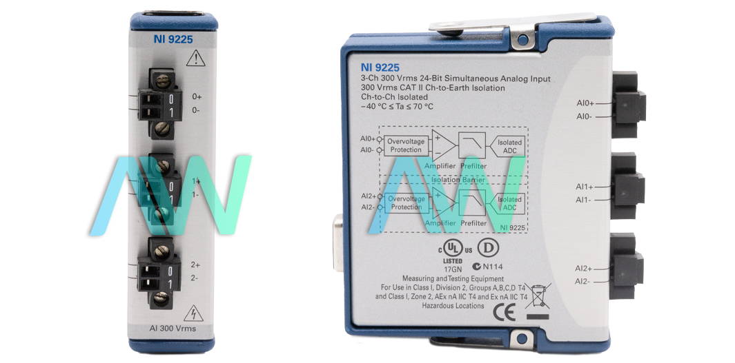 NI-9225 National Instruments Voltage Input Module | Apex Waves