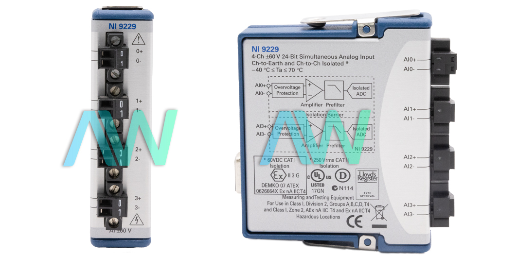 NI-9229 National Instruments Voltage Input Module | Apex Waves