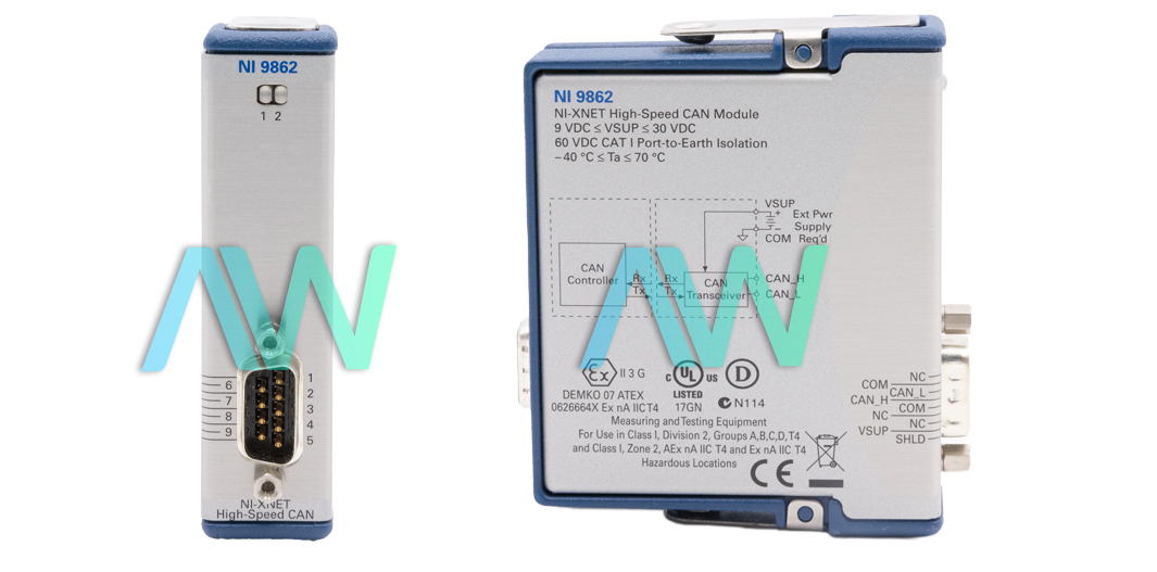 N様 NI-9862 NI CAN Interface Module | In Stock Ships Today