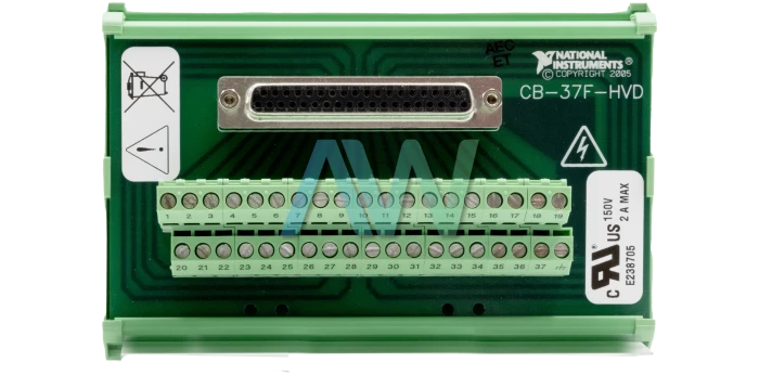 CB-37F-HVD National Instruments Terminal Block | Apex Waves | Image