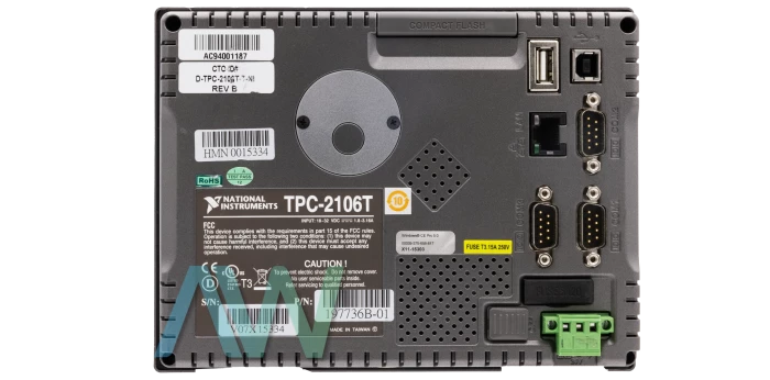 TPC-2106T National Instruments Touch Panel Computer | Apex Waves | Image
